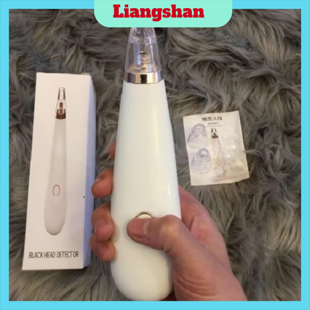 Máy Hút Mụn🍁FREESHIP🍁Cầm Tay 5 Lực Cao Cấp Black Head Detector Dùng Pin Tiểu Siêu Tiện Dụng, Bảo Hành 6 Tháng