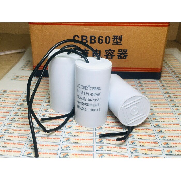 Tụ khởi động CBB60 10uF/450V