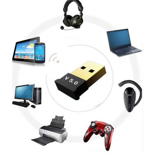 Usb Nhận Tín Hiệu Bluetooth 5.0 Cho Win 8 / 10