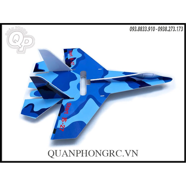 Vỏ kit Su 27 Decal depron cứng sải cánh 72cm