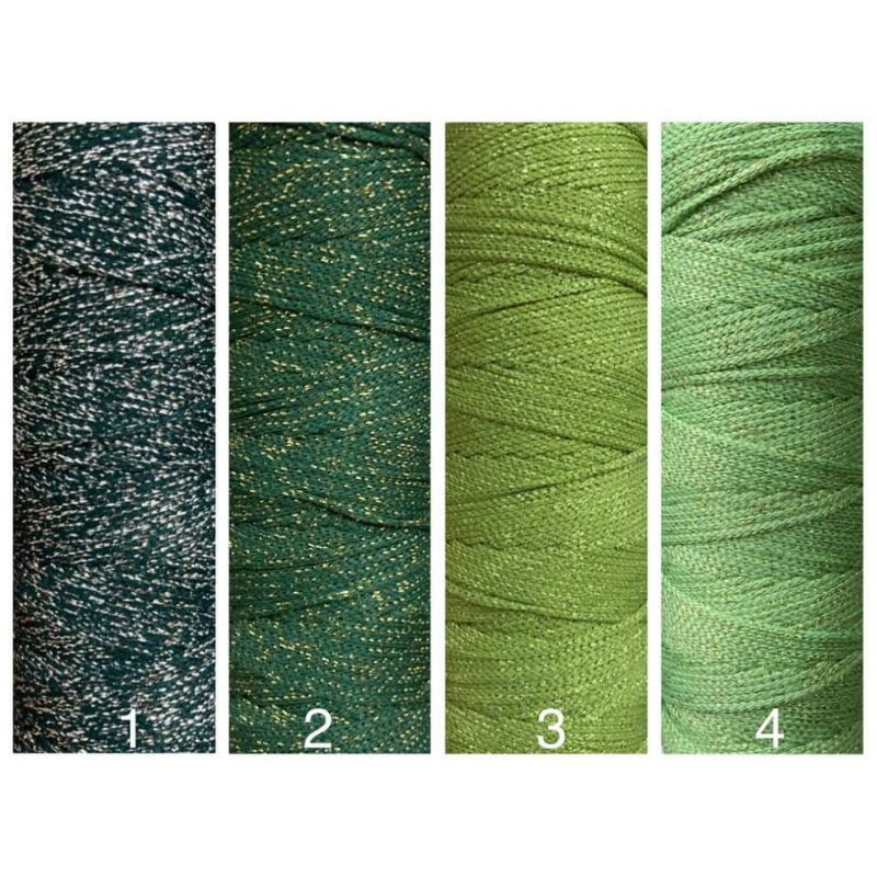 Sợi dệt cotton nhũ.