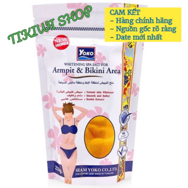 Muối Spa Yoko - Trắng Da Thảo dược (Whitening For Armpit & Bikini Area)