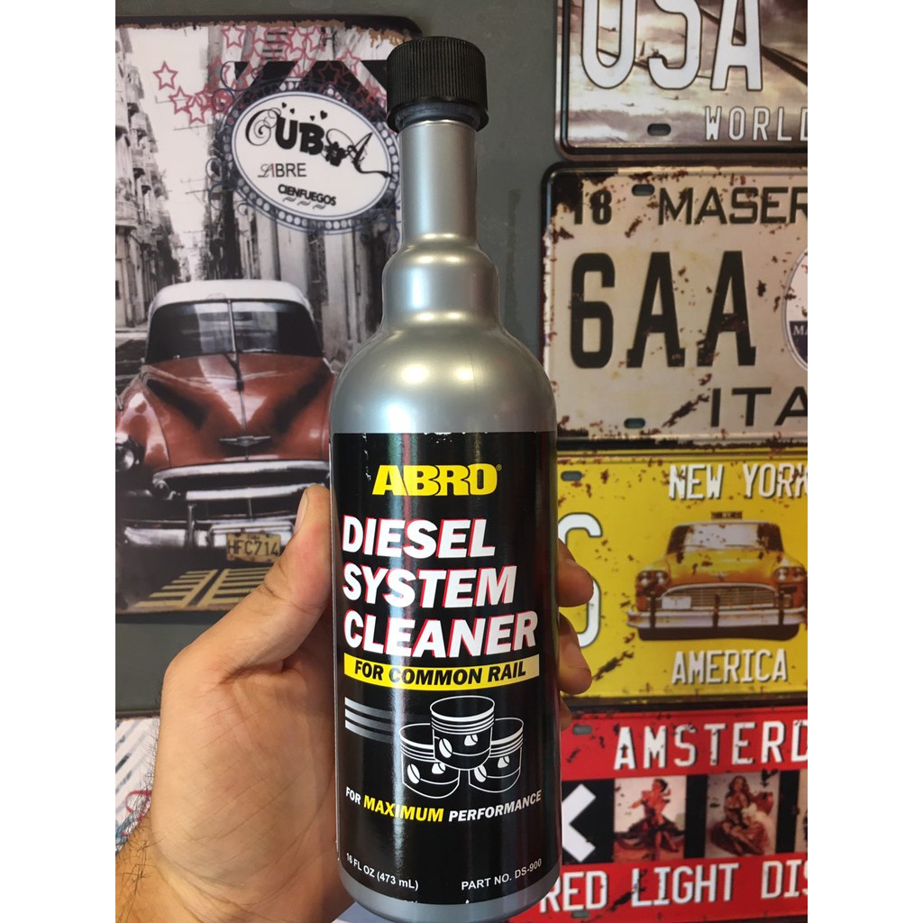 Phụ gia súc béc dầu ô tô ABRO Diesel System Cleaner DS-900 473ml chamsocxestore