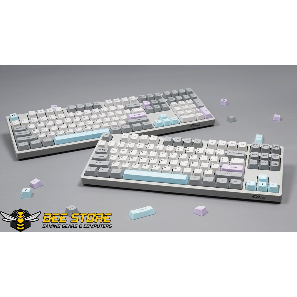 [Mã 155ELSALE giảm 7% đơn 300K] Bàn phím cơ AKKO 3087 Silent | Keycap PBT | 87 phím | Tặng kèm 18 keycap