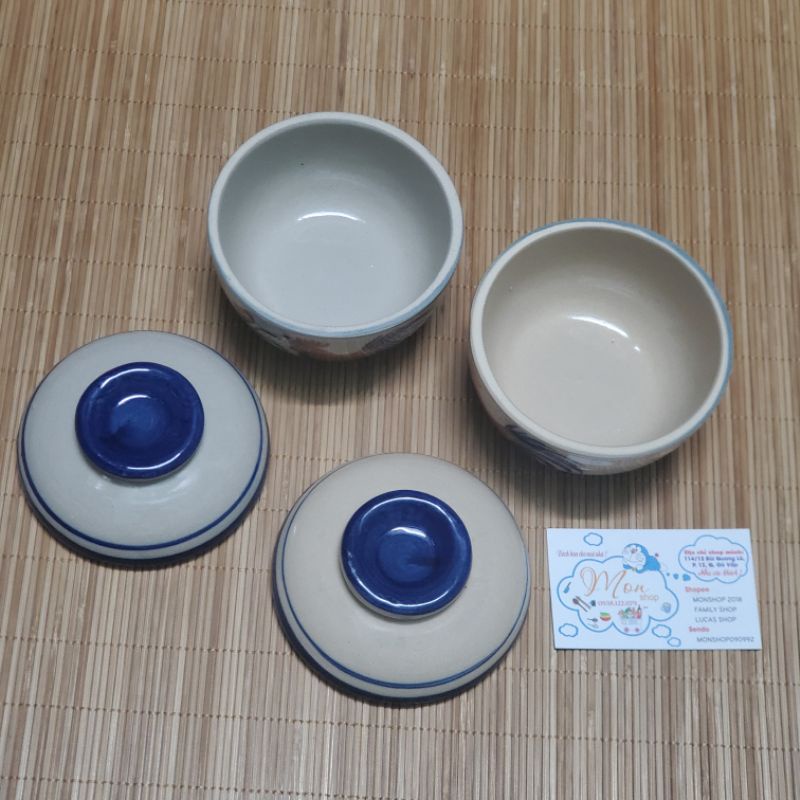 👉🐓Thố Đá Gốm Xưa Vẽ Hình Con Gà😉Size thố 11cm 💫💢MỘT SIÊU PHẨM HÀNG ĐỘC💥