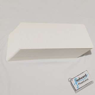 Flash card từ đơn (100 thẻ) màu trắng không chữ