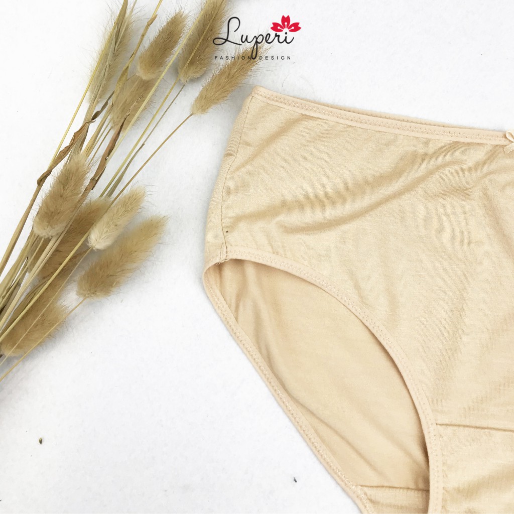 Quần Lót Nữ Cotton Luperi Dáng Bikini Cạp Lưng Cao Vừa Chất Liệu Co Giãn Mềm Mại Thoáng Mát Khử Mùi Kháng Khuẩn SP71 | BigBuy360 - bigbuy360.vn