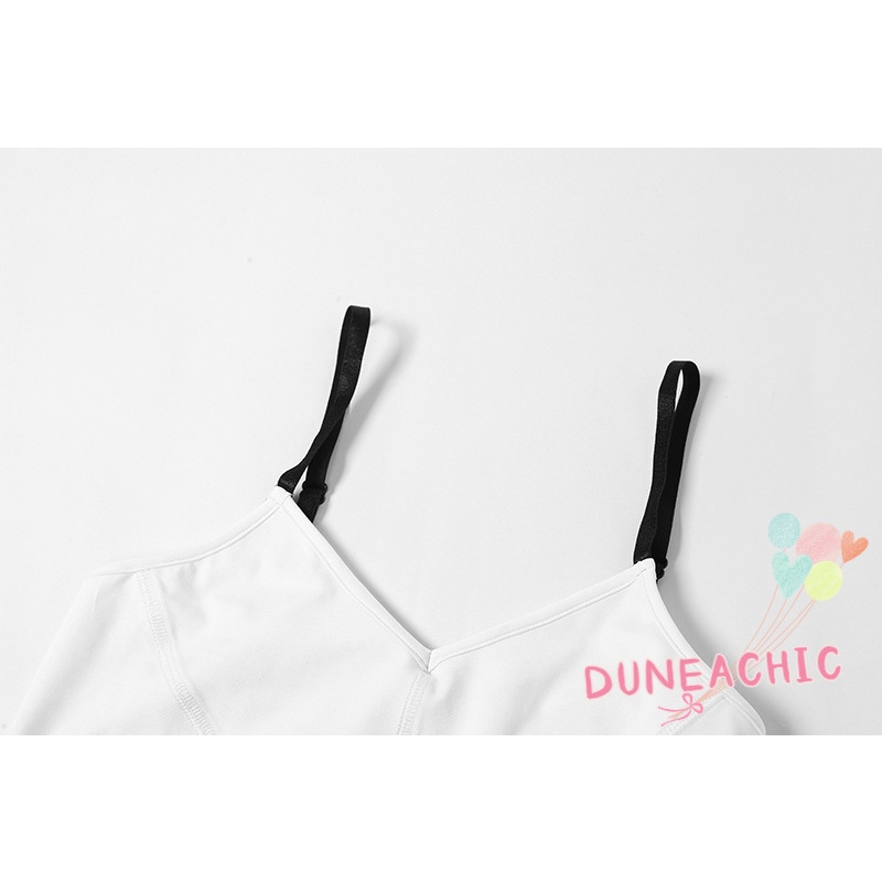 DUNEA Set Đồ Thể Thao Gồm Áo Hai Dây Và Quần Bó Sát Thời Trang Dành Cho Nữ