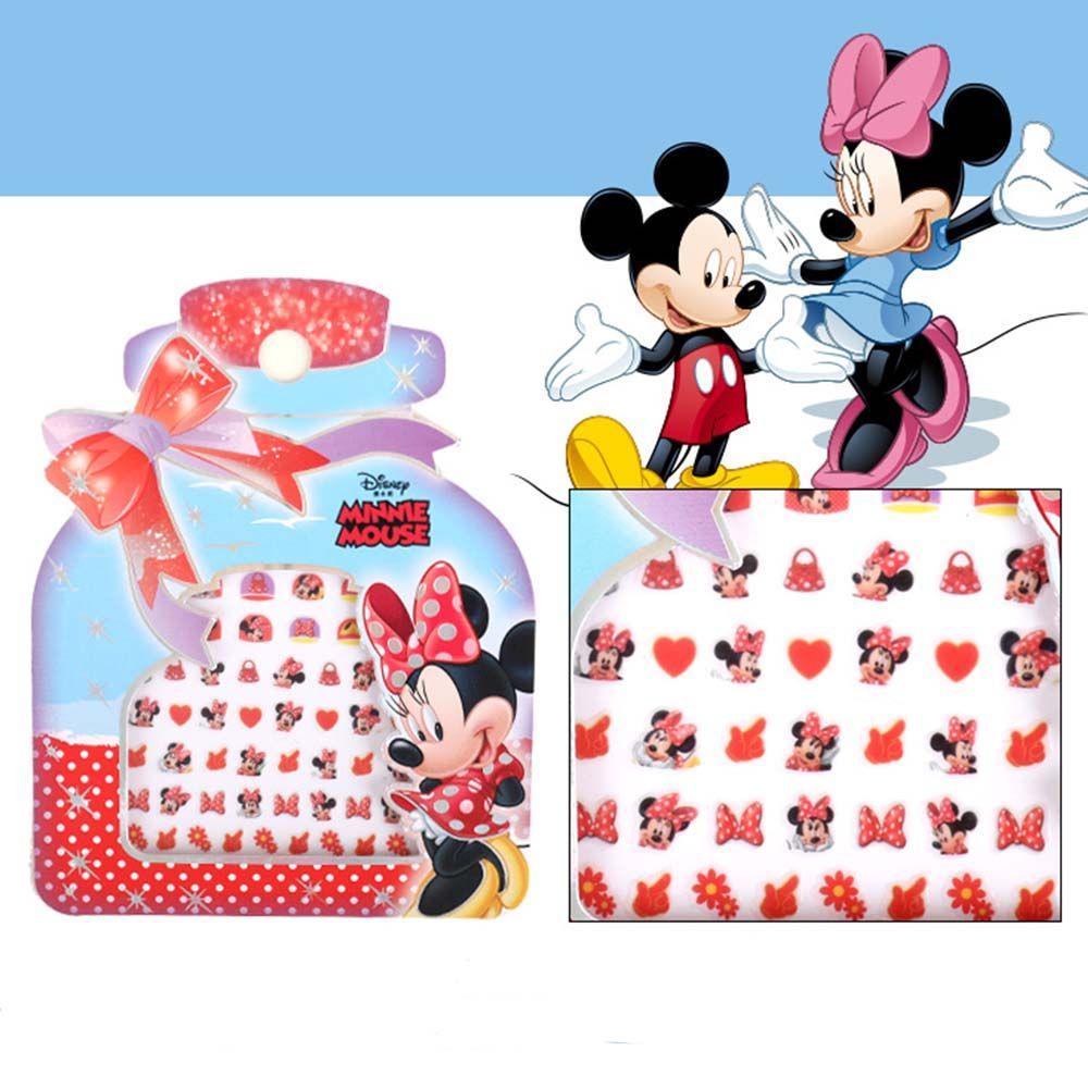 Miếng Dán Trang Trí Móng Tay Tự Dính Họa Tiết Hoạt Hình Mickey / Elsa / Sophia Xinh Xắn
