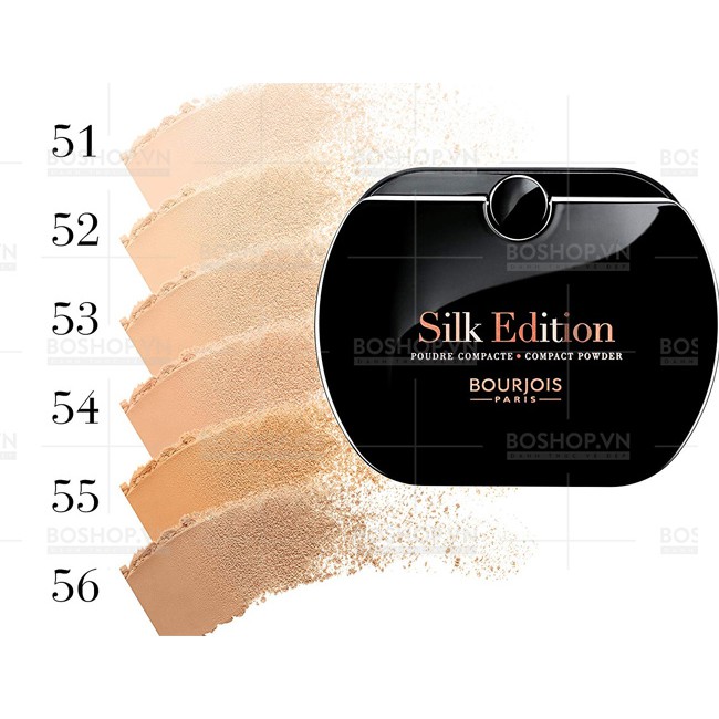 Phấn phủ siêu mịn Bourjois - Silk Edition Compact Powder Tone 9g