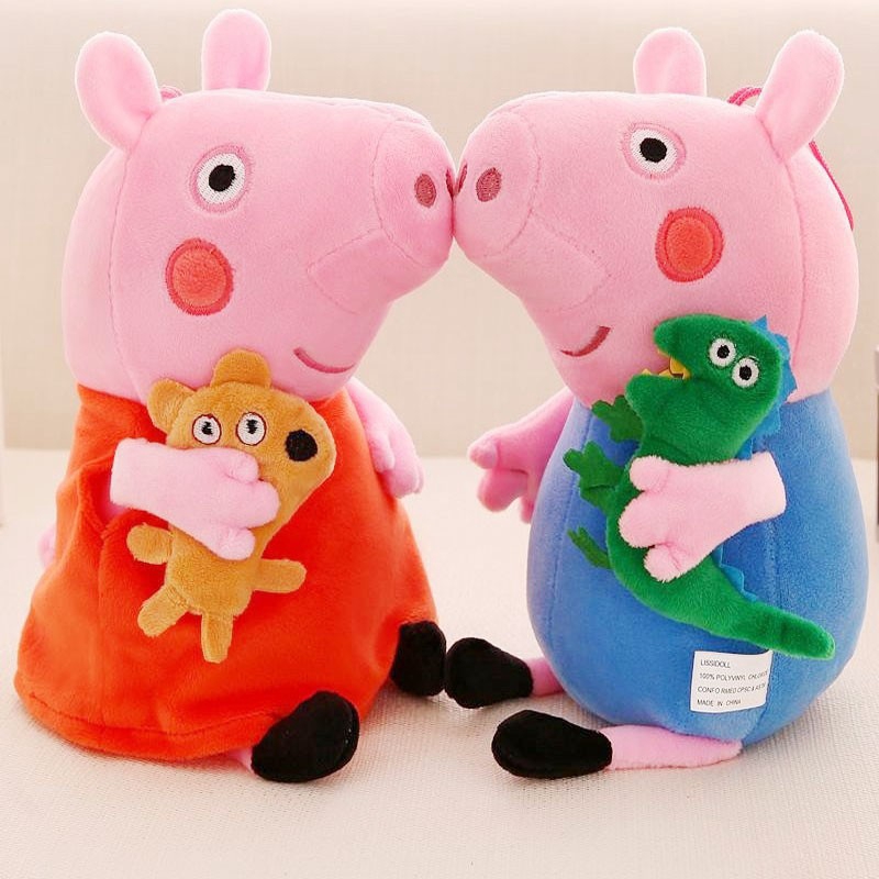 Thú Nhồi Bông Hình Heo Peppa Dễ Thương 30cm