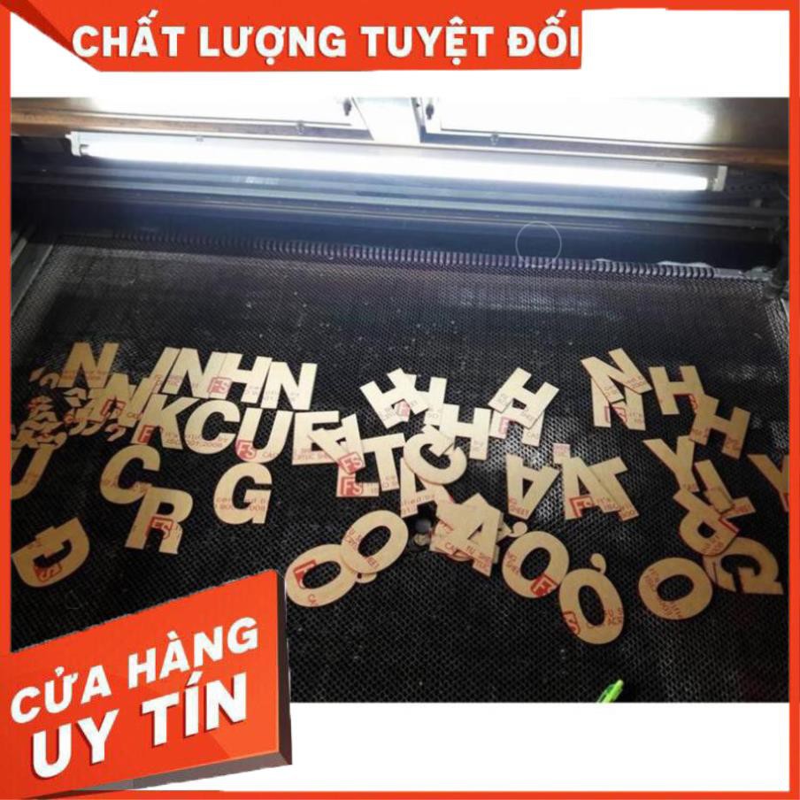 Chữ mica cắt theo yêu cầu