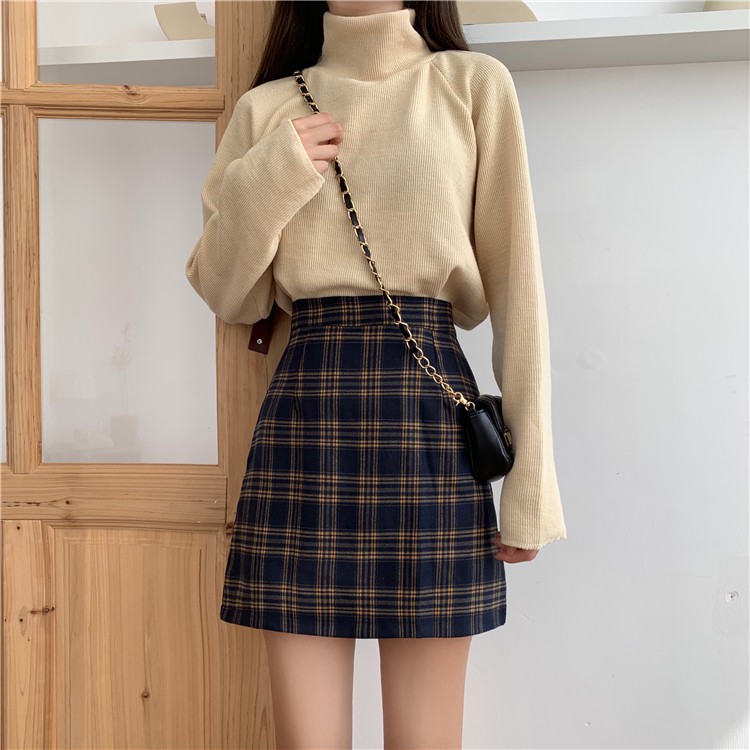 Chân Váy Xiaozhainv Họa Tiết Caro Xinh Xắn Cho Nữ | BigBuy360 - bigbuy360.vn
