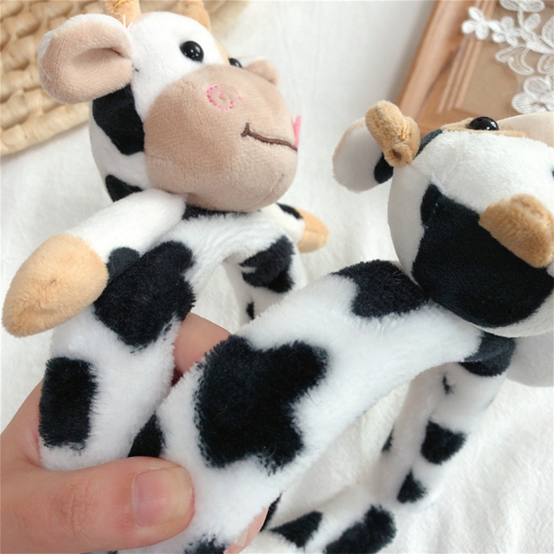 Băng Đô Cài Tóc Hình Bò Sữa Hoạt Hình 3D