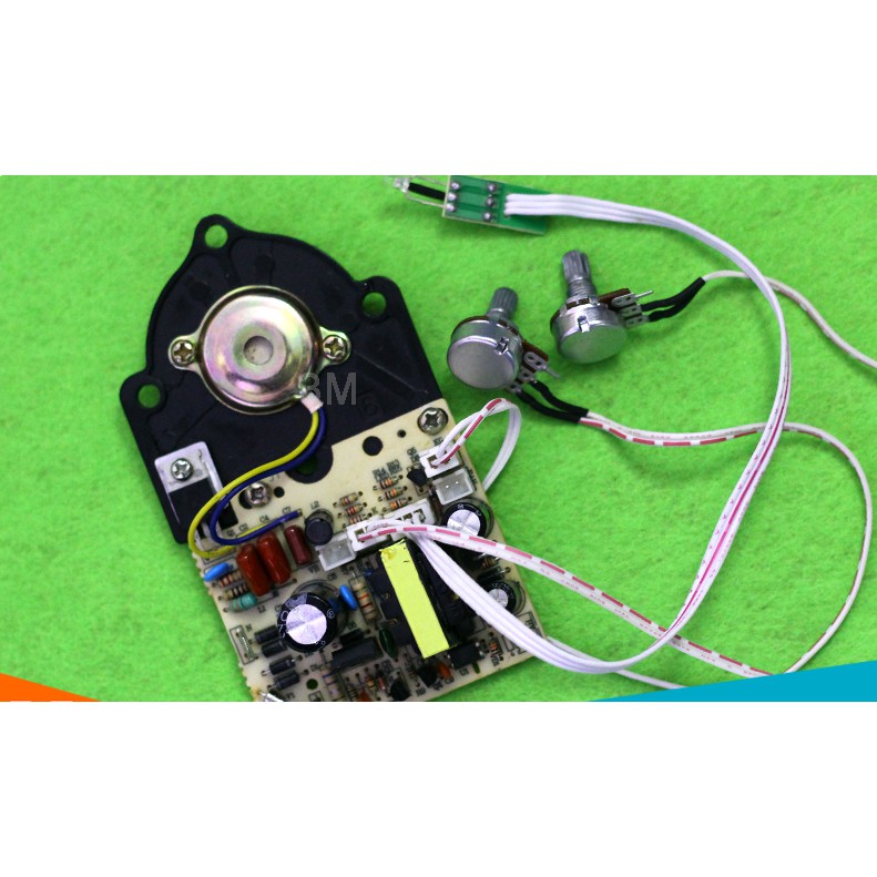 Combo Bộ Tạo Sương Siêu Âm 25W Full Chức Năng ( gồm mạch tạo hơi sương, 1 mạch nguồn, các loại dây kết nối )