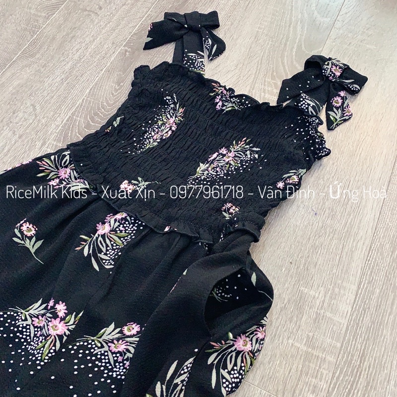Jum vai nơ hoa đen xuất xịn