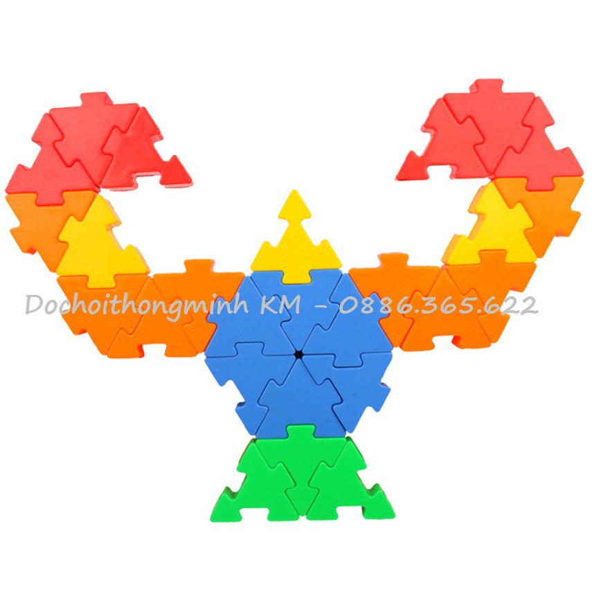 T70 - Túi Lego cây tam giác 80 chi tiết