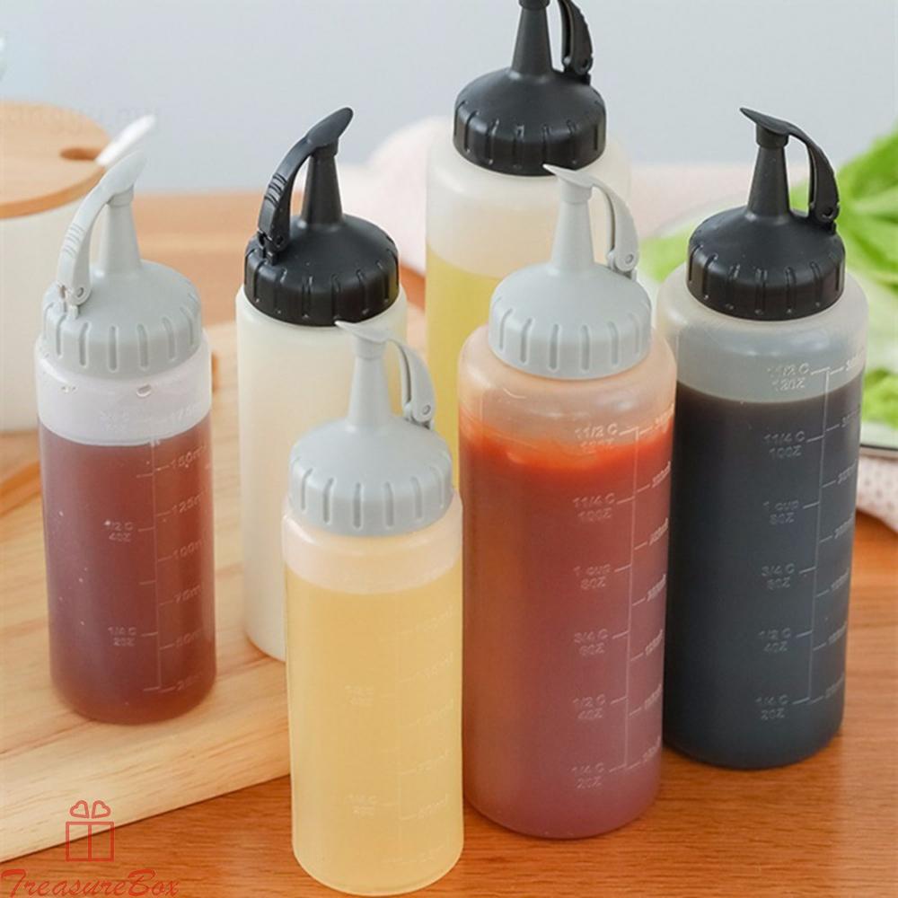 Sauce Squeeze Bottle Hot Sauce Kitchen Maple Syrup Mayo Pancake Mix BBQ Sauce