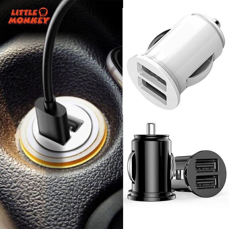 Củ sạc nhanh trong ô tô với 2 cổng sạc usb