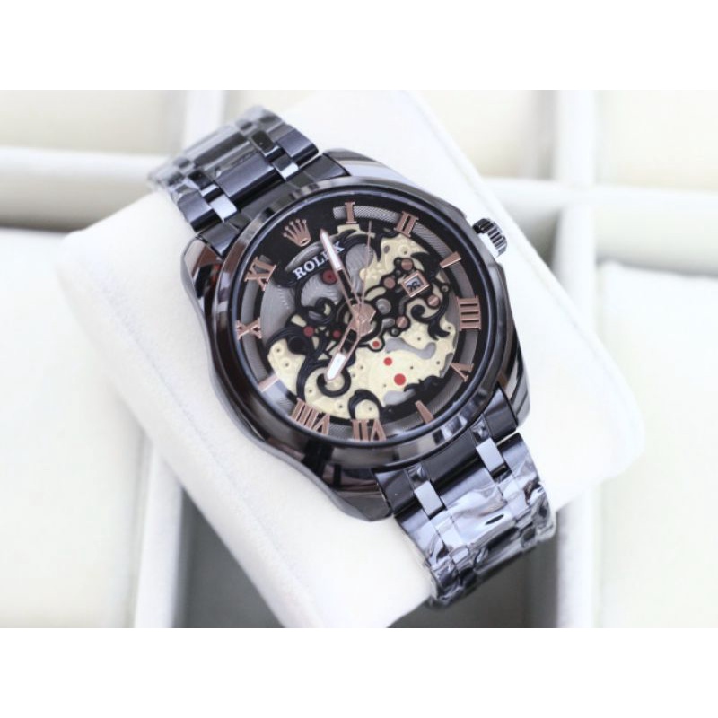 Kgw rolex Đồng Hồ Đeo Tay Đường Kính 45mm Họa Tiết Dây Xích Cá Tính