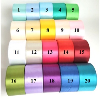 Ruy băng lụa trơn 4cm