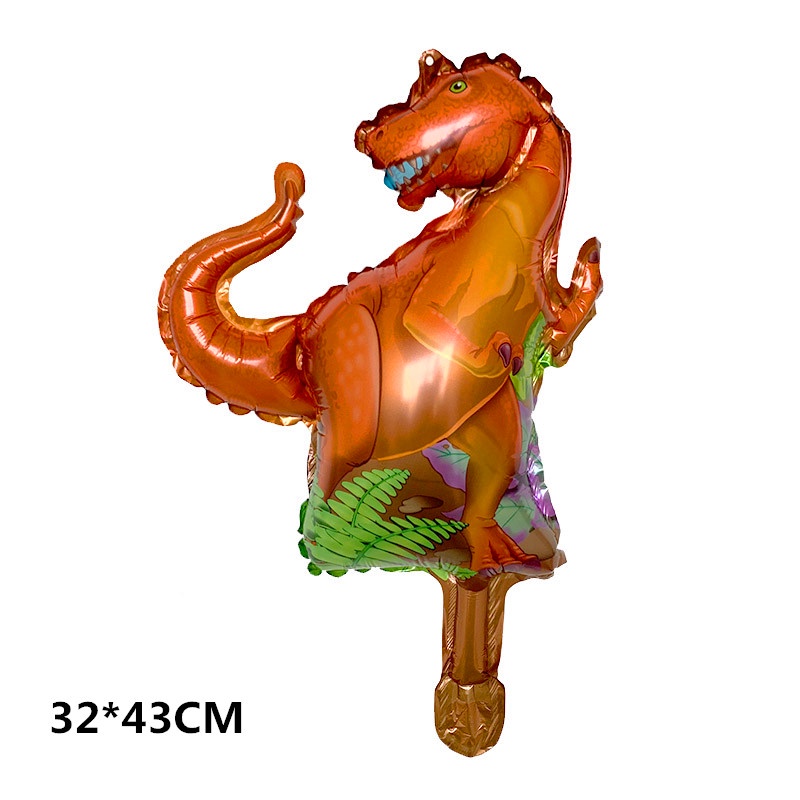 1 Bong Bóng Lá Nhôm Mini Hình Khủng Long Dùng Trang Trí Tiệc Sinh Nhật