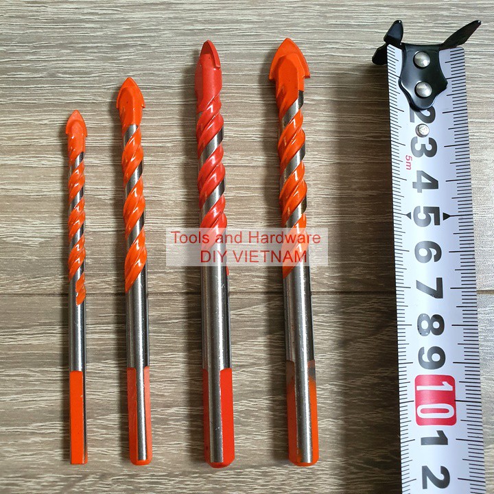 (Bán lẻ) Mũi khoan đa năng hãng Kapusi Nhật Bản các cỡ 12mm 10mm 8mm 6mm, có tem chống hàng giả, phù hợp nhiều chất liệu