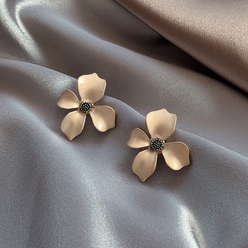 Bông Tai Mạ Bạc 925 Hình Bông Hoa Phong Cách retro Kiểu Mới 2023