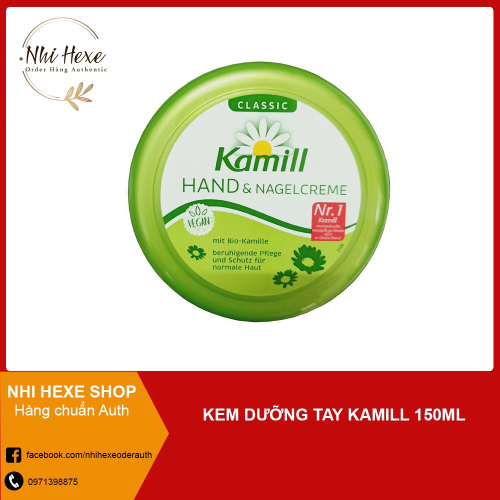 Kem Dưỡng Tay Kamill Classic Cho Da Thường Dạng Hũ, 150ml