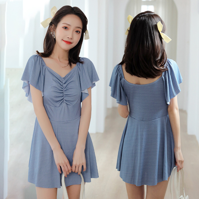 2021 new ladies swimwear Korean version of hot springs covering the flesh and thin beach vacation swimwear women's sports swimwear | BigBuy360 - bigbuy360.vn