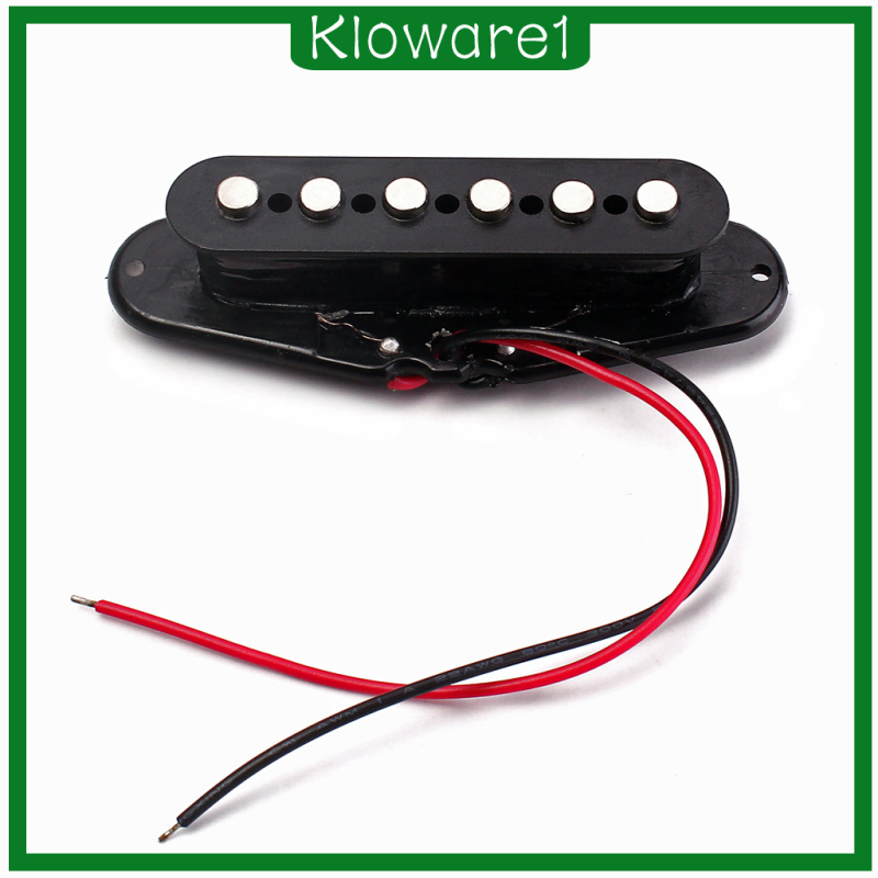 [KLOWARE1]MagiDeal 50mm Single Coil Middle Pickup for ST Electric Guitar Parts Black