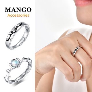 Nhẫn Đá Mặt Trăng Tự Nhiên Cho Cặp Đôi T1004