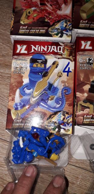 Lắp ráp NLego Ninjago Rồng YL 831 có nhiều chi tiết