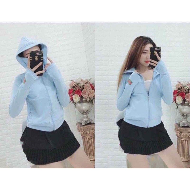 ÁO KHOÁT CHỐNG NẮNG THIÊU TAY LOGO CAO CẤP HÀNG VNXK.