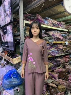 Đồ bộ đi chùa (thun nơ
