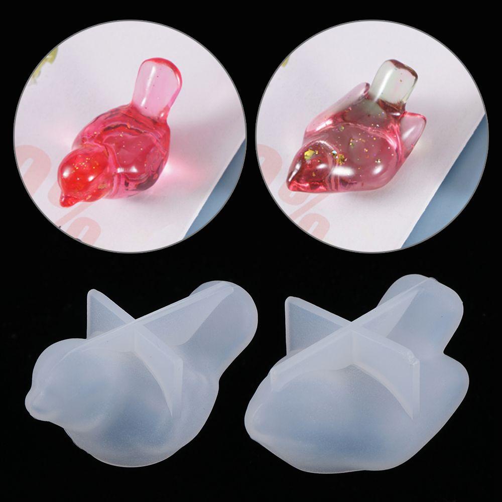 Khuôn Làm Trang Sức Hình Chú Chim Bằng Nhựa Resin UV DIY