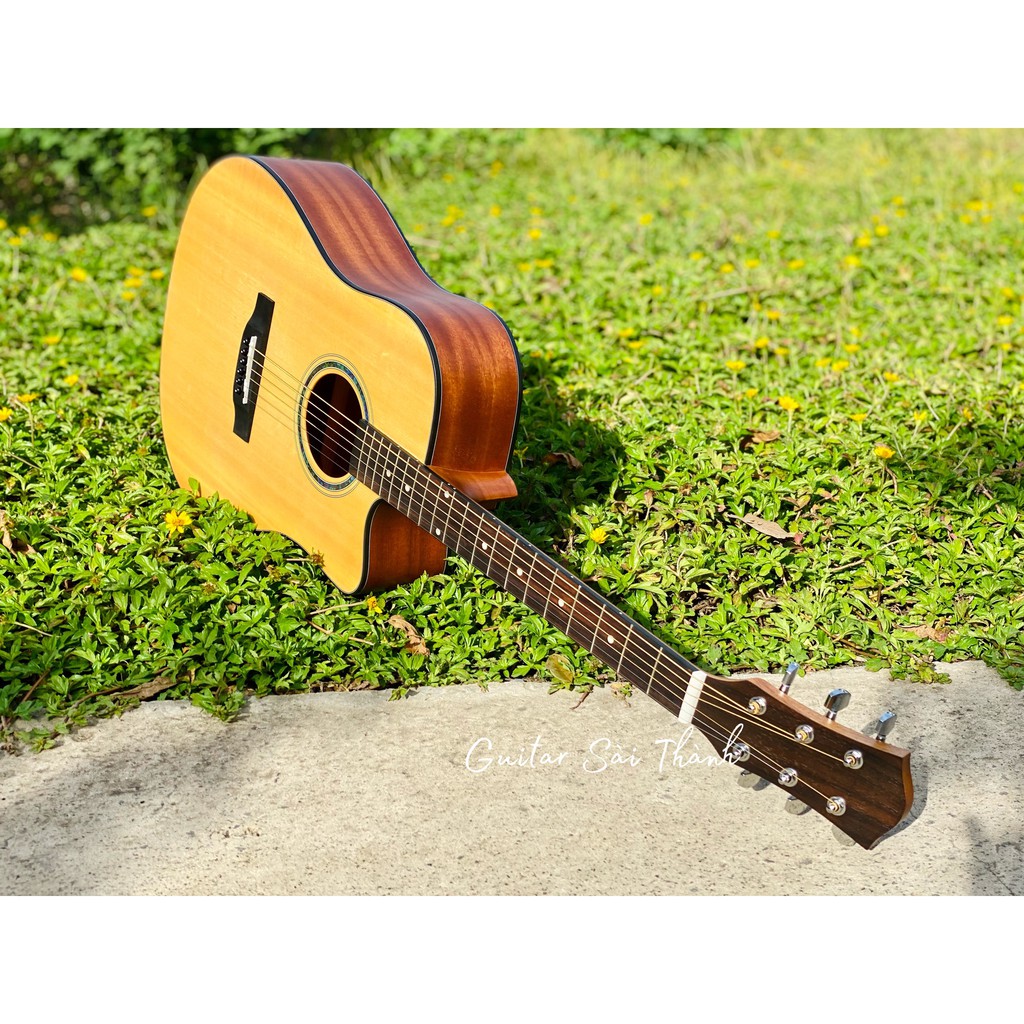 Đàn Guitar Acoustic dáng D TQ-A2 gỗ Mahogany Full Box