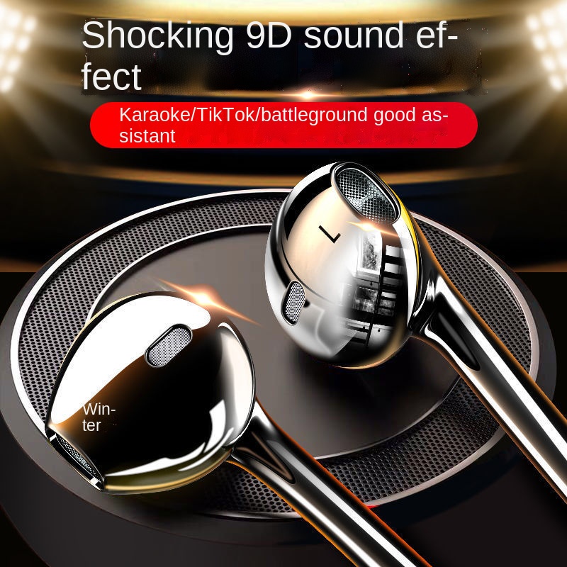 Tai nghe in-ear Tai nghe có dây có âm trầm chất lượng cao Tai nghe có dây giao diện Type-c Nút tai thích hợp cho Điện thoại Android Apple