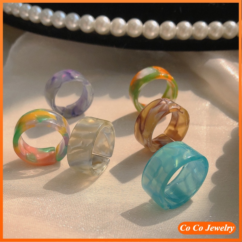 Nhẫn phong cách retro cổ điển đơn giản Hàn Quốc xinh xắn cho nữ