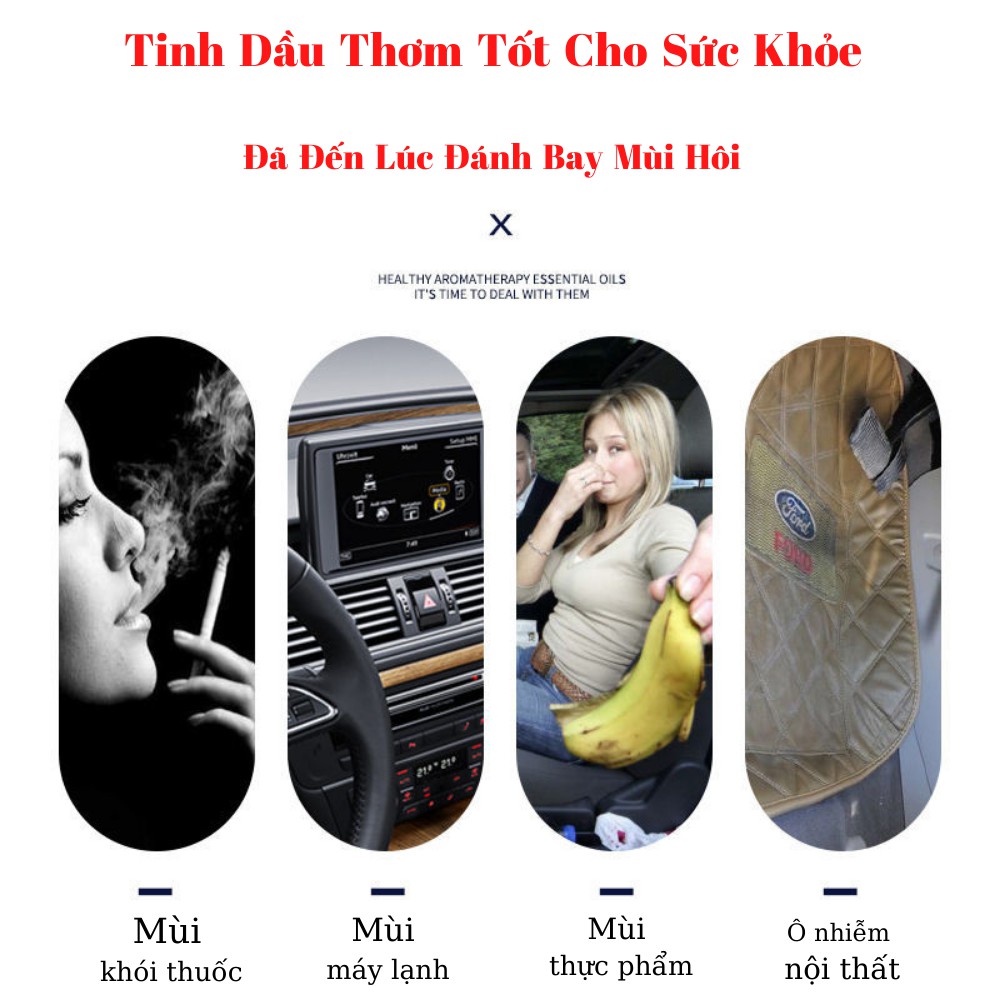 Nước hoa ô tô , mùi hương thơm mới 100% tinh dầu tự nhiên TIME HOME