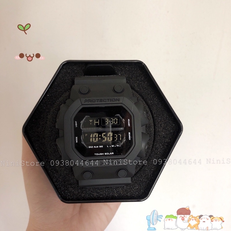 Đồng hồ cá tính cho nam, nữ Full Đen GX-56BB