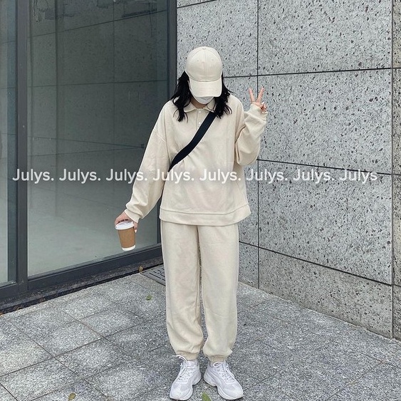 Set Bộ Áo Polo + Quần Jogger Waffle Loại 1 - Titto Closet