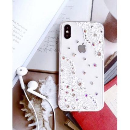 ỐP HOJAR ĐÍNH ĐÁ MUÔN HOA VIỀN SILICON IPHONE XS MAX 6 6s 6plus 6splus7 8 x xs max