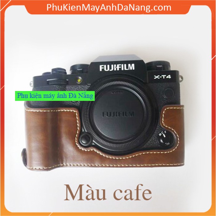 [FreeShip] [Ảnh thật] Bao Da Halfcase Thời Trang Dành Cho Máy Ảnh Fujifilm X-T4