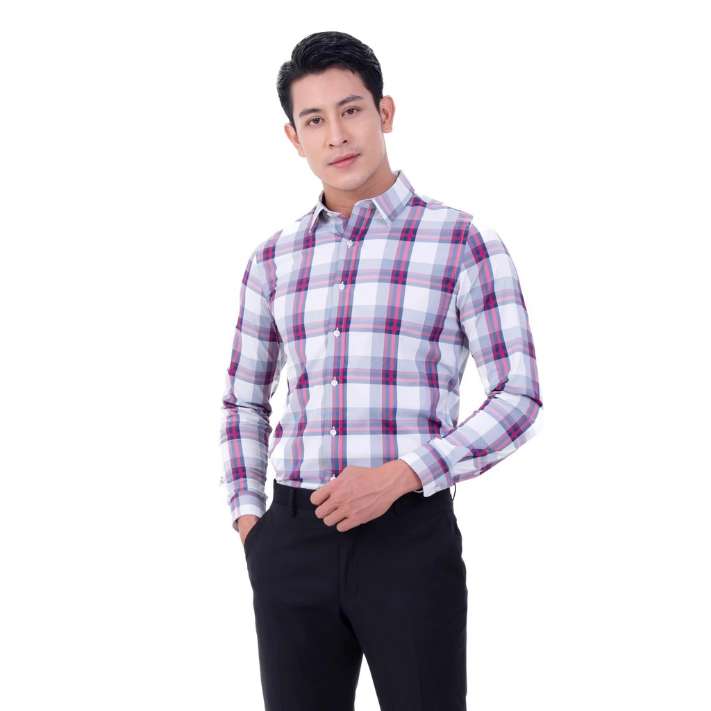 Áo sơ mi nam dài tay SPUN dáng Slimfit  𝑴𝑨𝒀 10 𝑪𝒉𝒊́𝒏𝒉 𝒉𝒂̃𝒏𝒈 mã KSM0519ON 278