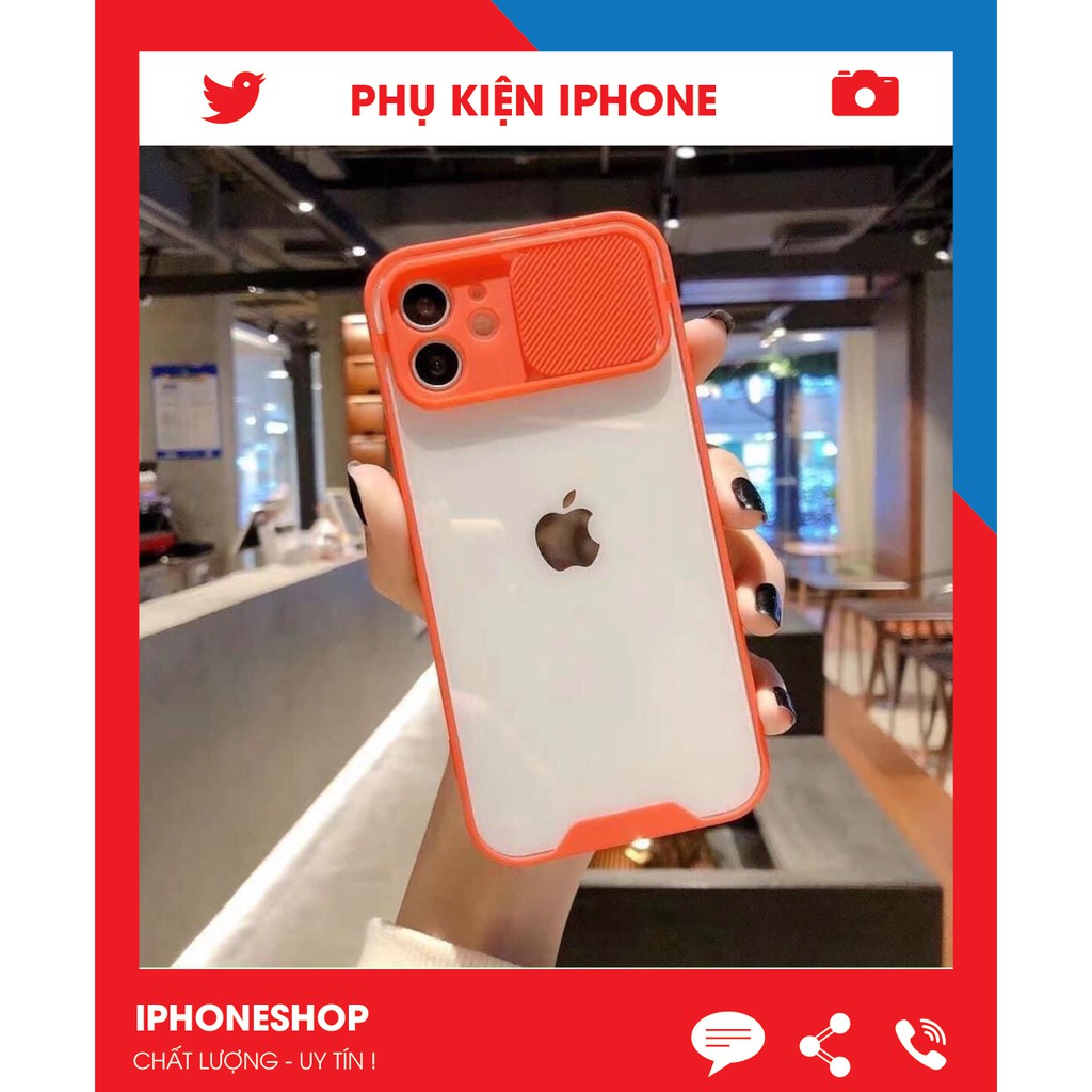 Ốp lưng iphone Nhám Trượt bảo vệ Camera Nhiều Màu Full mã Iphone 7plus/8/8plus/x/xs/xsmax11/12/promax - BAOANNSHOP