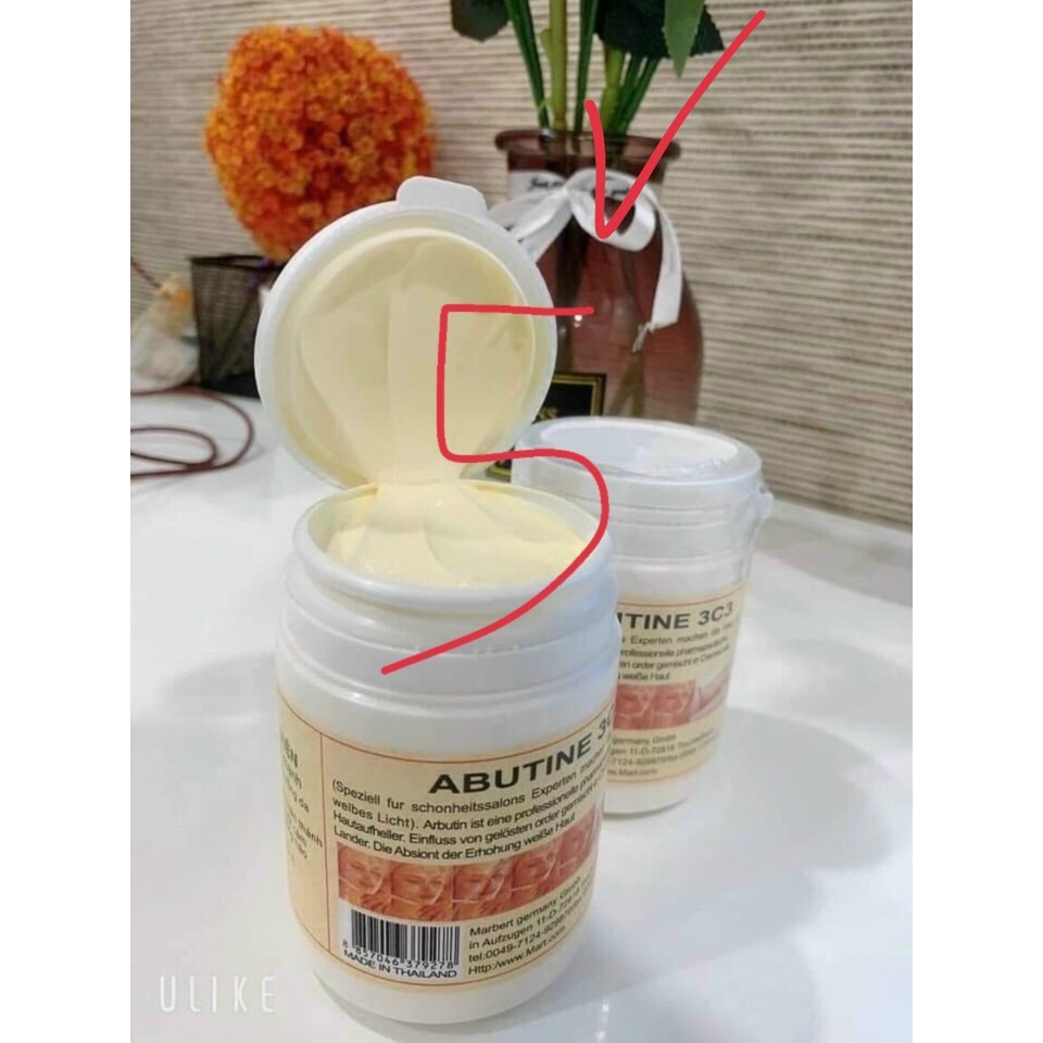 Kem dưỡng body kích trắng abutin 3C3