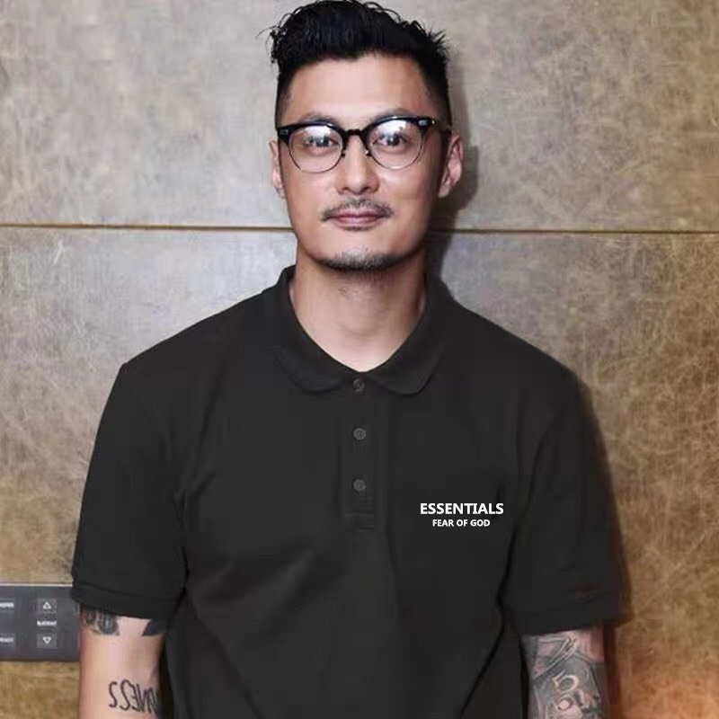 Áo Polo Essentials phản quang unisex , áo thun có cổ tay lỡ nam nữ chuẩn form, Streetwear_vn | BigBuy360 - bigbuy360.vn