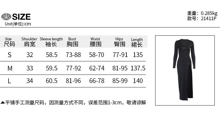 Đầm Dài Tay Xẻ Cao Gợi Cảm Cho Nữ Modou 3y