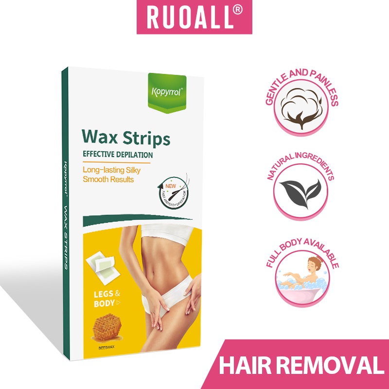 Miếng dán tẩy lông cơ thể RUOALL chuyên nghiệp hiệu quả 150g